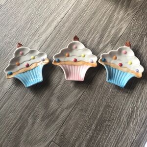 Ceramic Cupcake Trinket Dishes